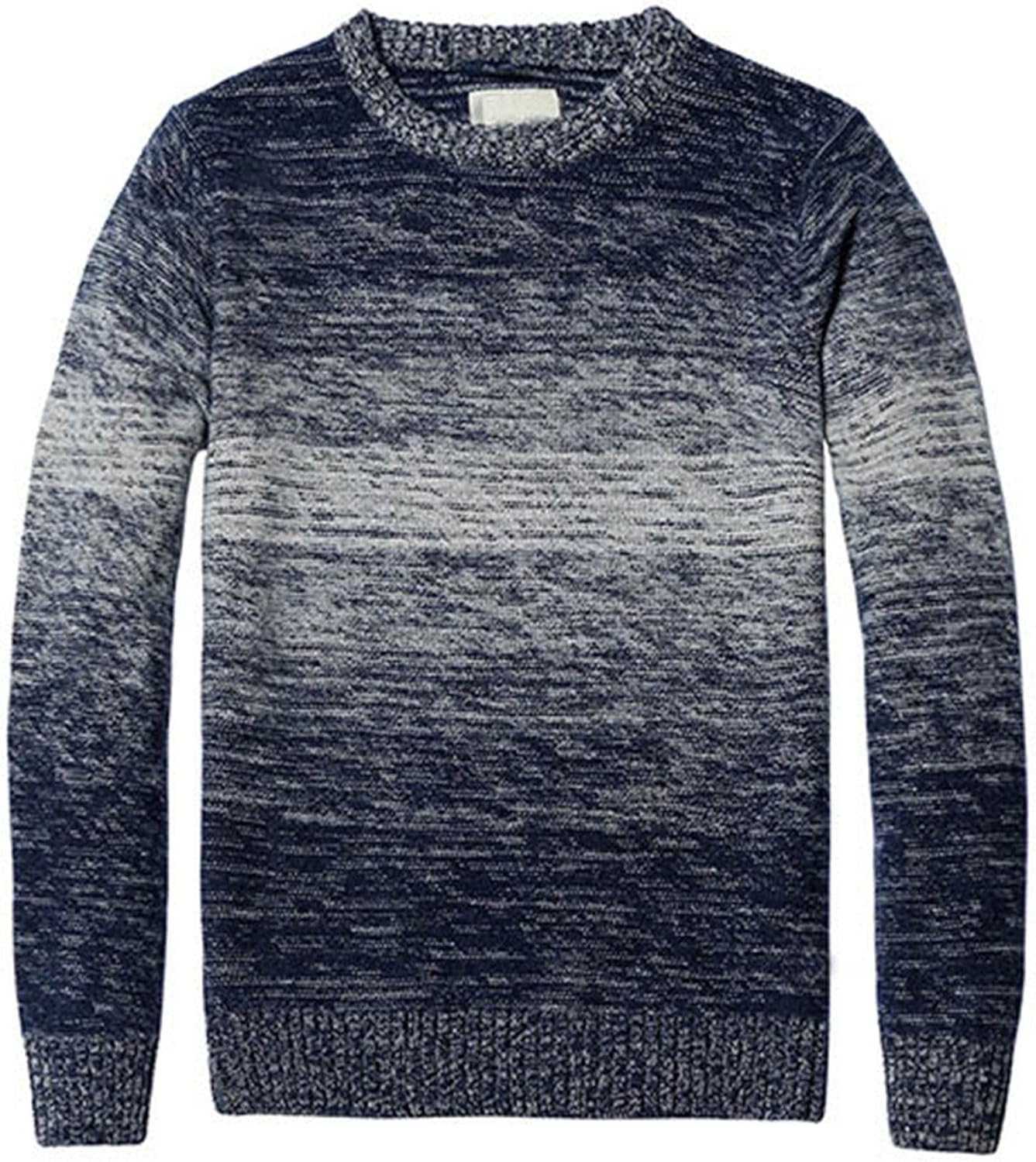 B dressy Handsome and Silm New Autumn Winter Striped Sweater Men Vintage Wool Pullovers O neck 