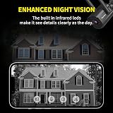 Septekon Security Camera Outdoor 2 Pack 2K Dual Antenna WiFi IP66 Night Vision view 3