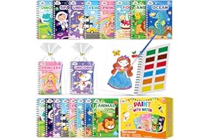 ZMLM 16 Water Coloring Books for Kids Party Favors - Bulk Mini Coloring Books for Kids Ages 4-8,Small Birthday Goodie Bag Stu