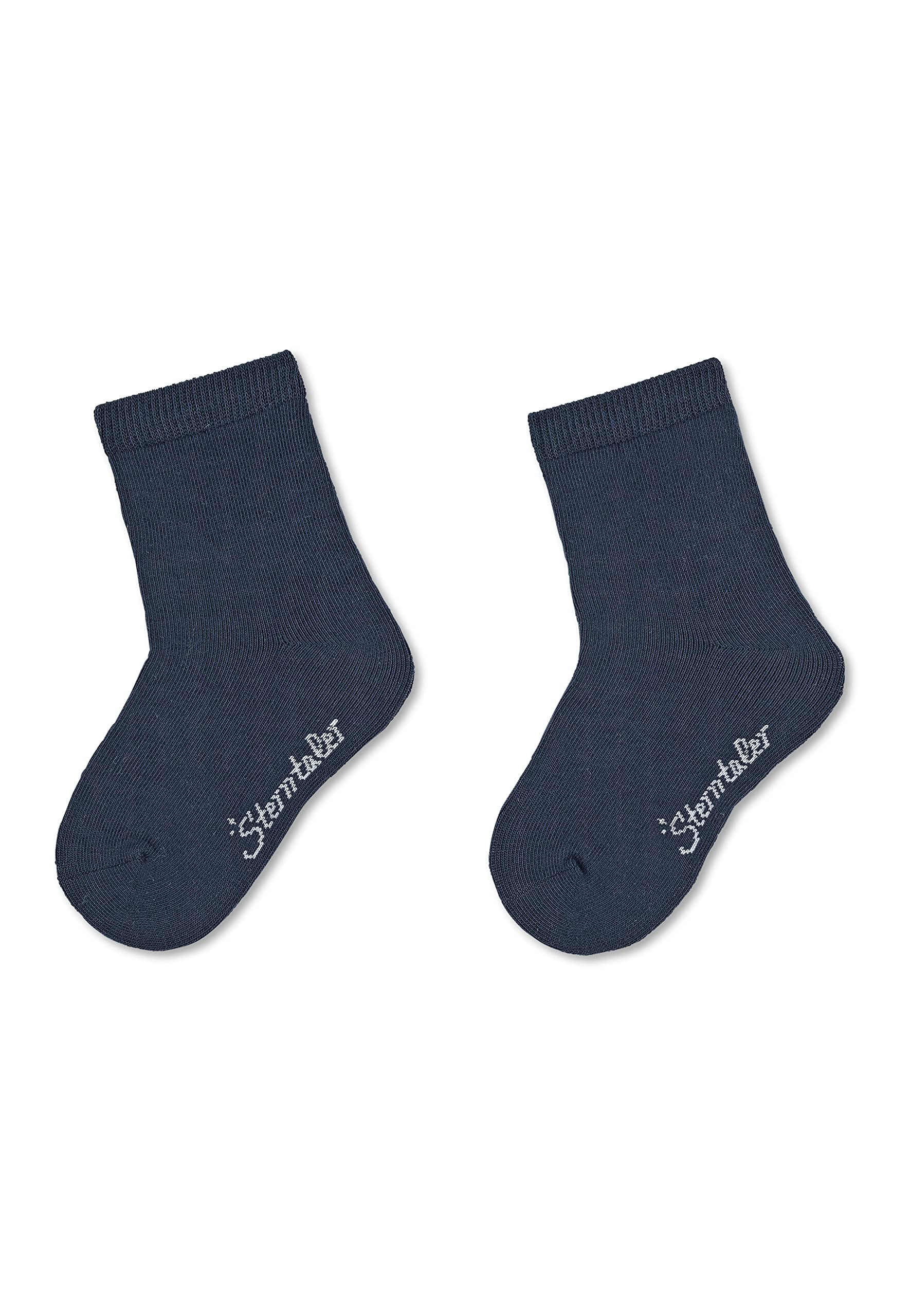 Sterntaler Baby Boys Calcetines Ankle Socks, 22 (Pack Of 2) Socks, Blue (Marine 300), 12-18 Months (Manufacturer Size: 22)