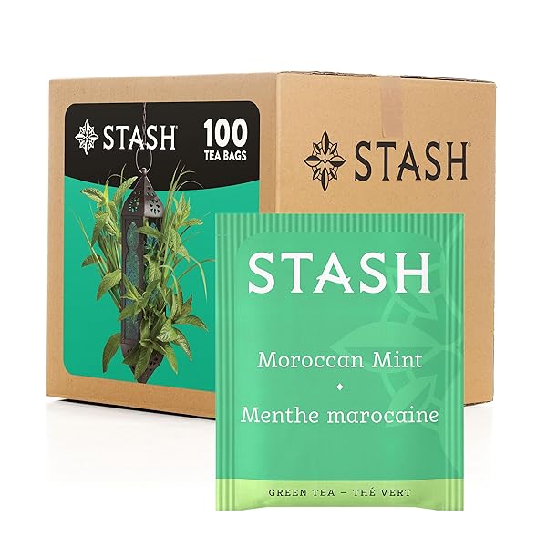 STASH TEA MOROCCAN MINT GREEN TEA, BOX OF...
