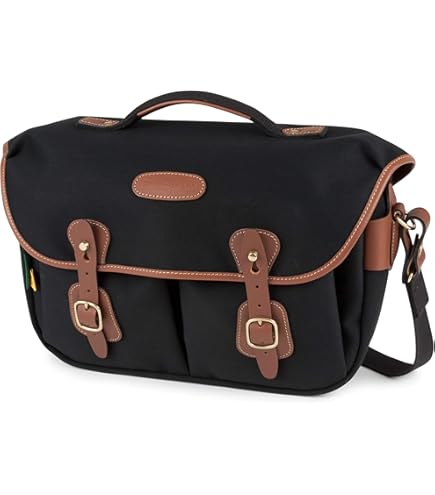 Amazon.com : Billingham Hadley Small Camera Bag (Black Canvas/Tan