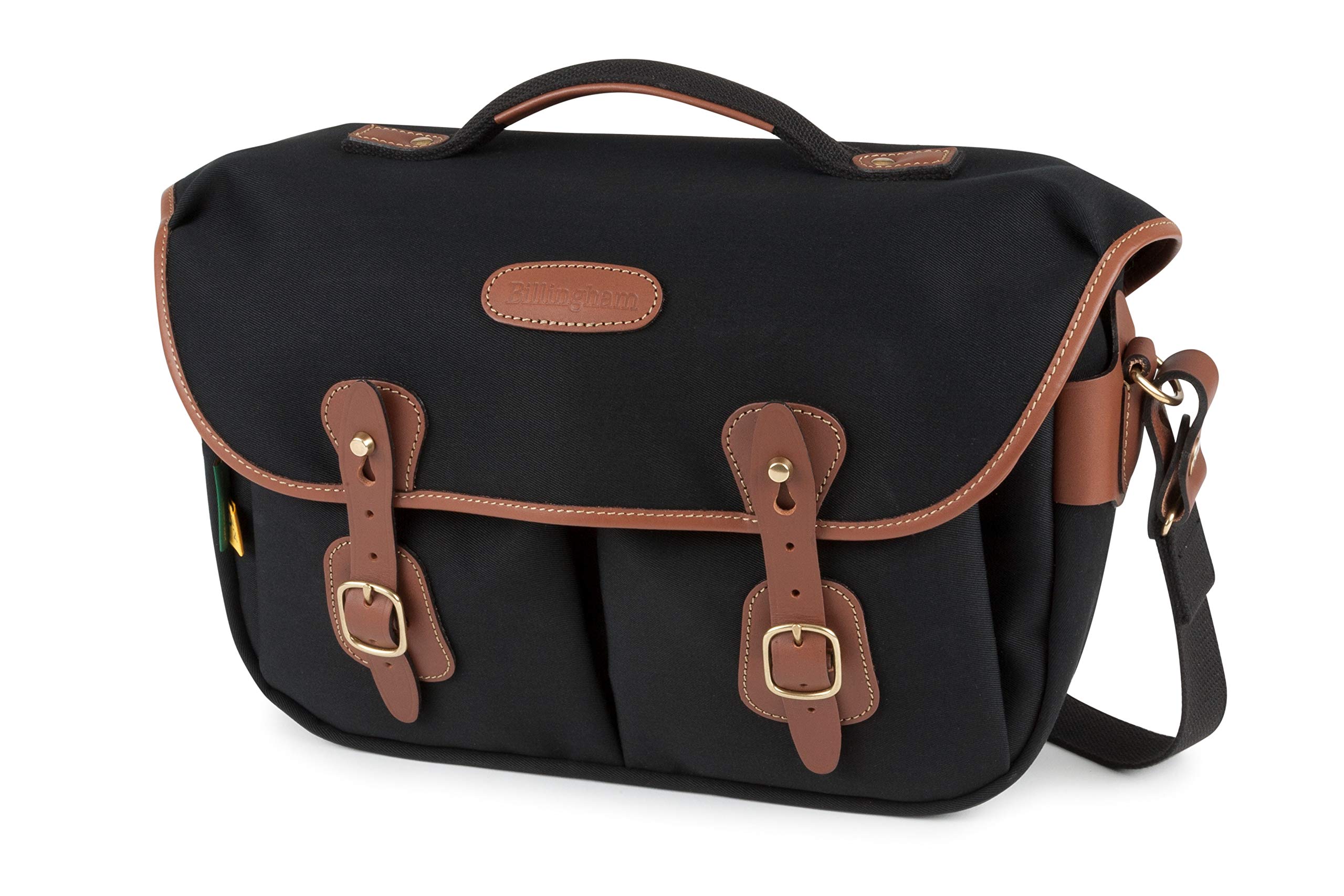 Billingham Hadley Pro 2020 Canvas Camera Bag - Black/Tan Leather