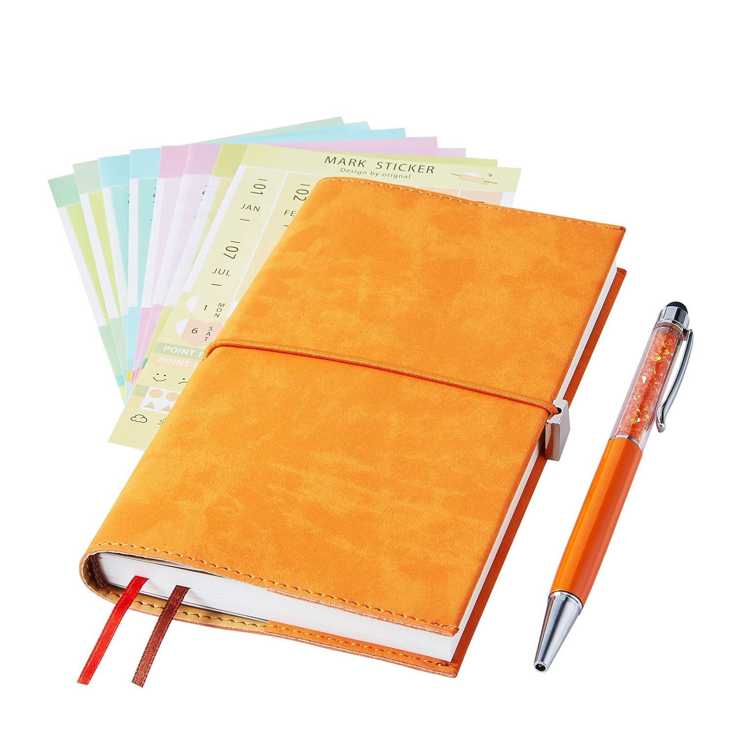 2019 Monthly Planner with Index Sticks Ballpoint Pen