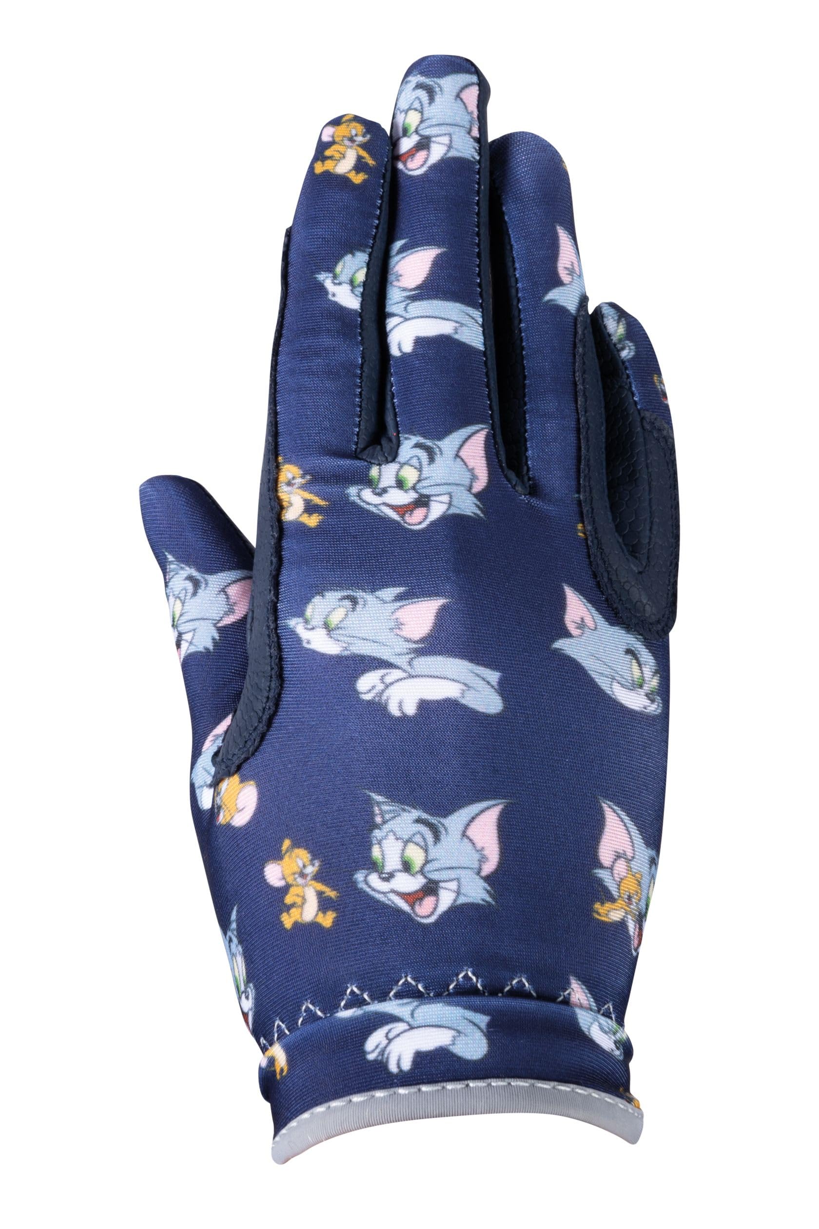 HKM Tom and Jerry Riding Gloves Dark Blue 8