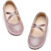 Otter MOMO Toddler Little Girls Princess Shoes Mary Jane Ballerina Flats Flower Girl Dress Shoes