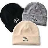 Weradau Baby Winter Beanie Hat,Kids Cute Dinosaur Soft Knit Beanie for Little Boy Girl Warm Winter Hat Caps