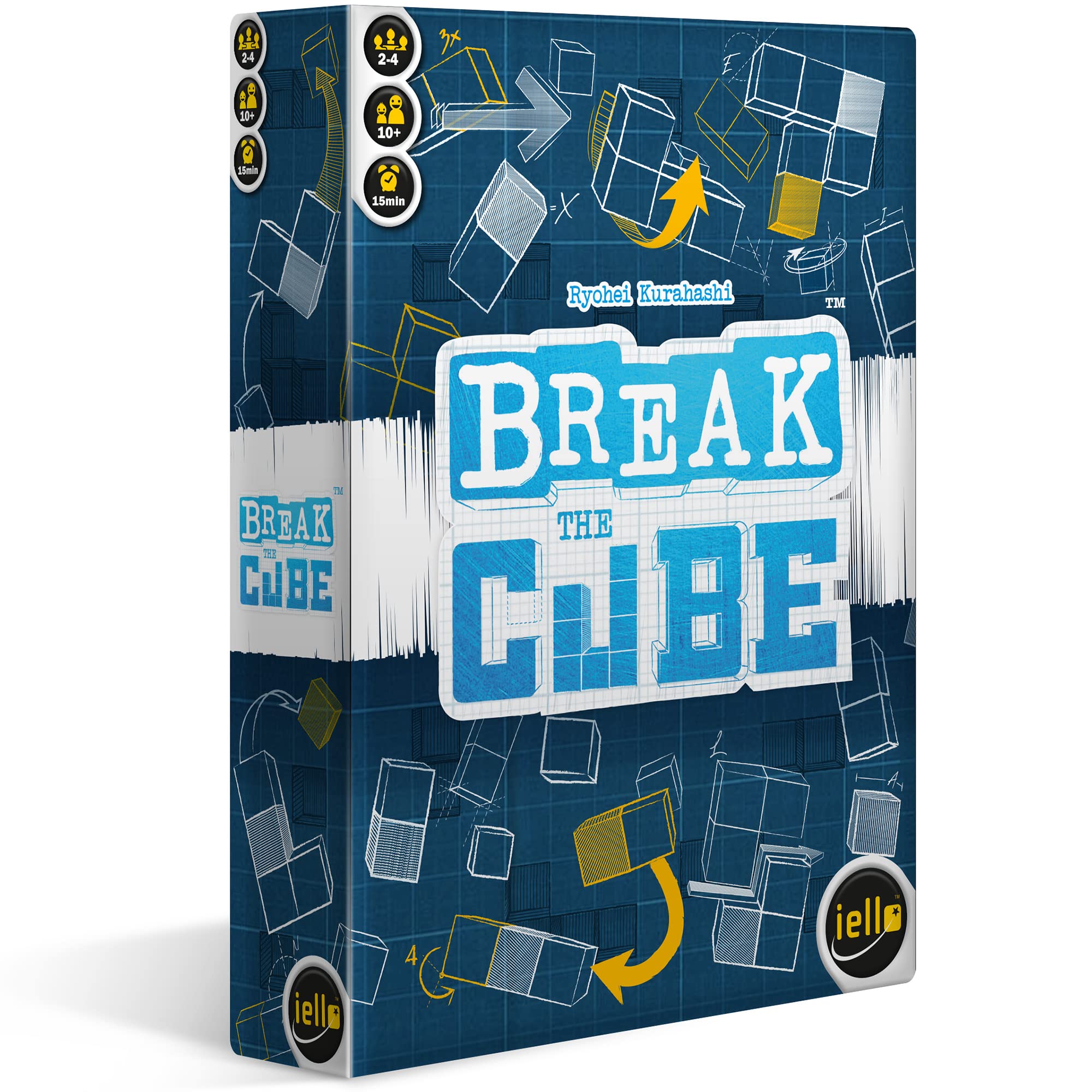 Iello | Break the Cube | Board Game | Ages 10+ | 2 to 4 Players | 15 mins Minutes Playing Time