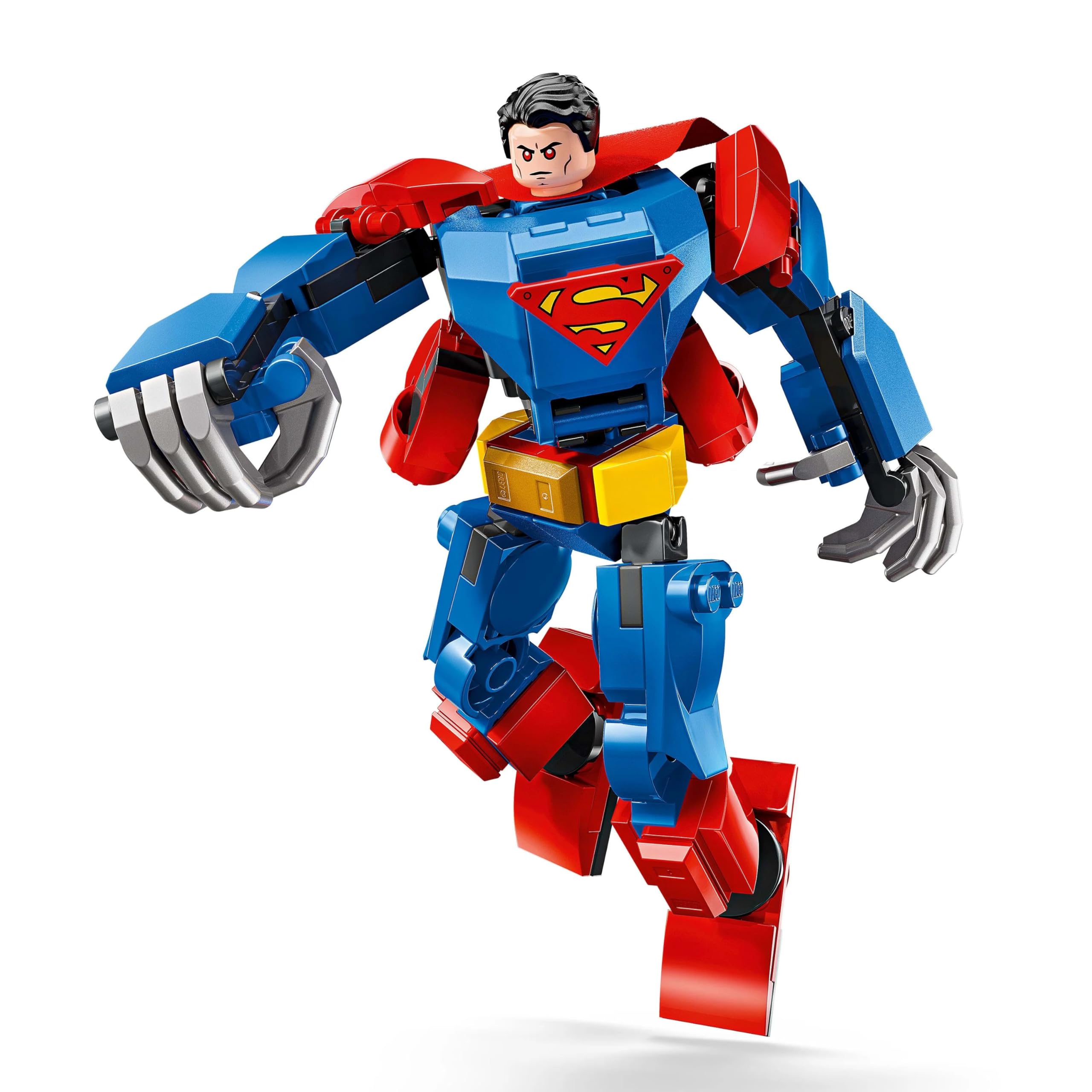 LEGO DC Superman Mech vs. Lex Luthor - Superhelden Spielzeug mit 2 Minifiguren - baubare Actionfigur mit beweglichen Armen, Beinen und Fingern - Geschenk für Jungen und Mädchen ab 6 Jahren 76302 4