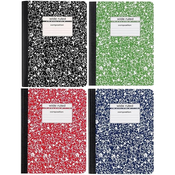 Cuadernos De Composición Rayas Anchas 200 Páginas 23.5x19 Cm | Meses