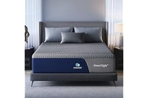 Sweetnight CoolNest Queen Mattress, 14 inch Cooling Queen Size Memory Foam Mattress for Cool Night Sleep, 5-Zone Ergo Support for Pressure Relief, Medium, CertiPUR-US Certified