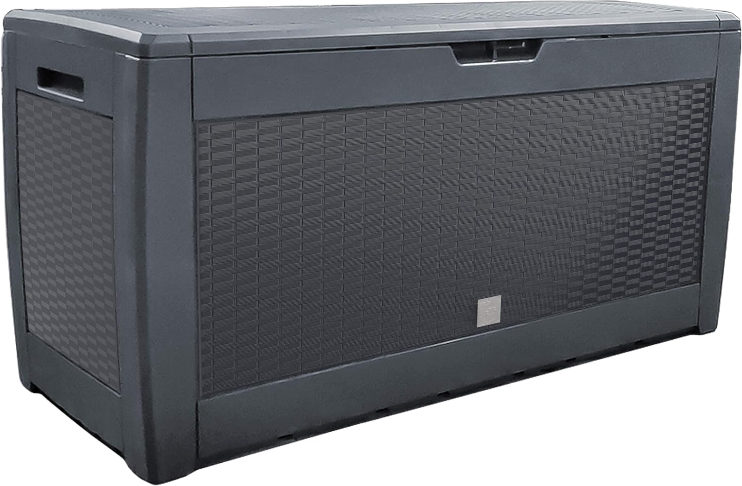 VOUNOT Gartenbox Aufbewahrung Wasserdicht 310 Liter, Aufbewahrungsbox Garten, Auflagenbox Gross, Kissenbox, Anthrazit