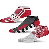 For Bare Feet NFL Unisex Stripe Stack 3 Pack