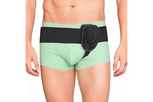 Adamson H3 Hernia Belts for Men - Adjustable Inguinal Hernia Belt Left or Right Side - Groin Compression Wrap with Adjustable