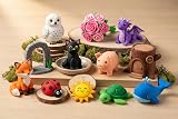 BOHS 12 Colors Foam Clay Lite Air Dry Squishy Craft Modeling 12 pcs view 4