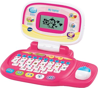 VTech Pre School Laptop Interactive Educational Kids Computer Toy Pink 30