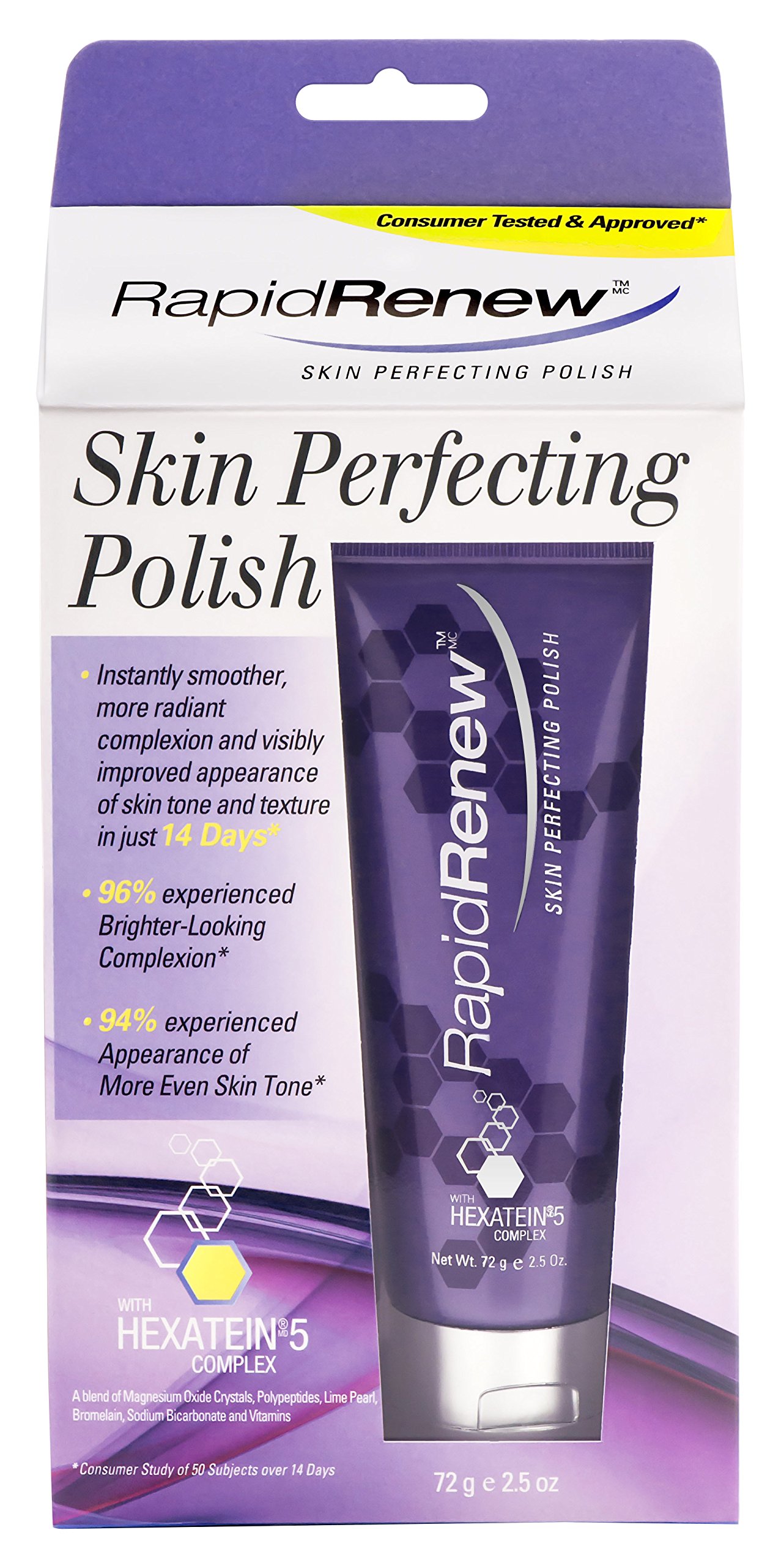 RapidRenew Skin Perfecting Polish, an Advanced Scientifically Inspired Exfoliating Polish for the Face, Neck and Décolleté, Reveal a Smoother, Softer, and more Radiant looking Complexion