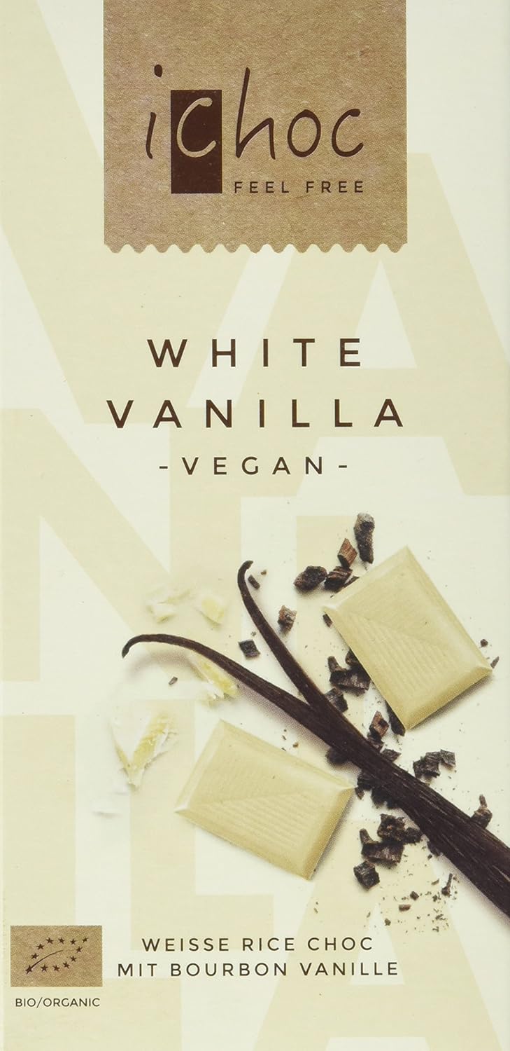 Vivani White Vanilla-Rice Choc (1 x 80 g): Amazon.de: Lebensmittel & Getränke - Vegane weiße Schokolade