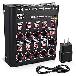 Pyle 8-Channel Wireless BT Streaming Mini Line