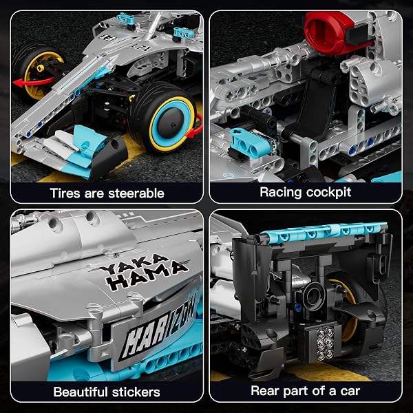 MOULD KING W11-EQ FORMULA 1 RACING CAR, PERFORMANCE SCALE MODEL CAR GIFT FOR 14+ AND ADULTS, AUTHENTICALLY DETAILED BUILD AND DISPLAY MODEL FOR HOME OR OFFICE DECOR, 13171, 1257PCS