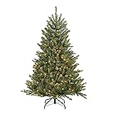 Puleo International 4.5 Foot Pre-Lit Fraser Fir