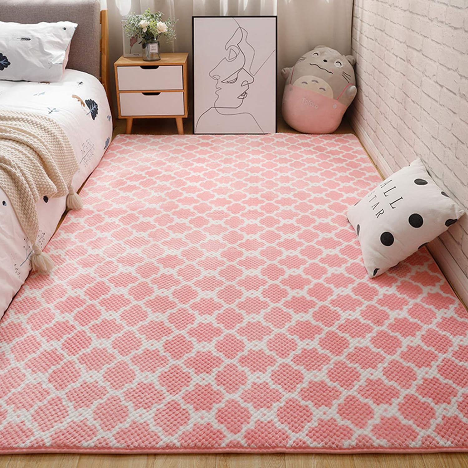 XUELIAIKEE Shag Area Rug Soft Modern Fluffy Rugs,Premium Geometric