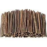 120 Pieces Craft Sticks Wood Sticks DIY Log, Twigs Length 10cm 0.1-0.2 in | Natural crafts Branches Photo Props