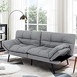 MUUEGM Futon Sofa Bed，Memory Foam Futon