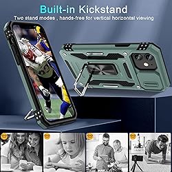 DEERLAMN Case for iPhone 11 with Slide Camera