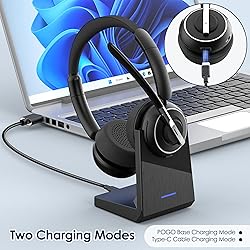 PrancyBt Wireless Headset, Bluetooth Headset with