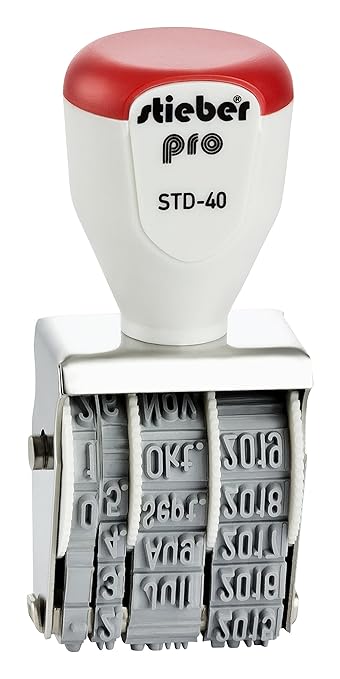 Datumstempel bis 2030, 4 mm Schrifthöhe, deutsch, Monate abgekürzt