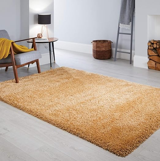 Rugs Direct Rug, Polypropylene Heatset, Yellow, 160cm x 230cm Amazon