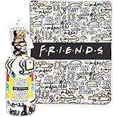 Friends Store Friends Fleece Throw Blanket Bundle - Friends Kids and Teens Throw Blanket for Boys & Girls, Includes Additional Bookmark! (Size 45In x 60In)