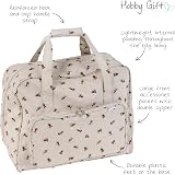Hobby Gift Sewing Machine Bag Heavy Duty Padded Carry Case 20x44x38cm view 3