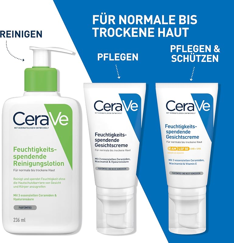 Feuchtigkeitsspendende Gesichtscreme LSF 50, UVA- & UVB-Schutz, 50ml
