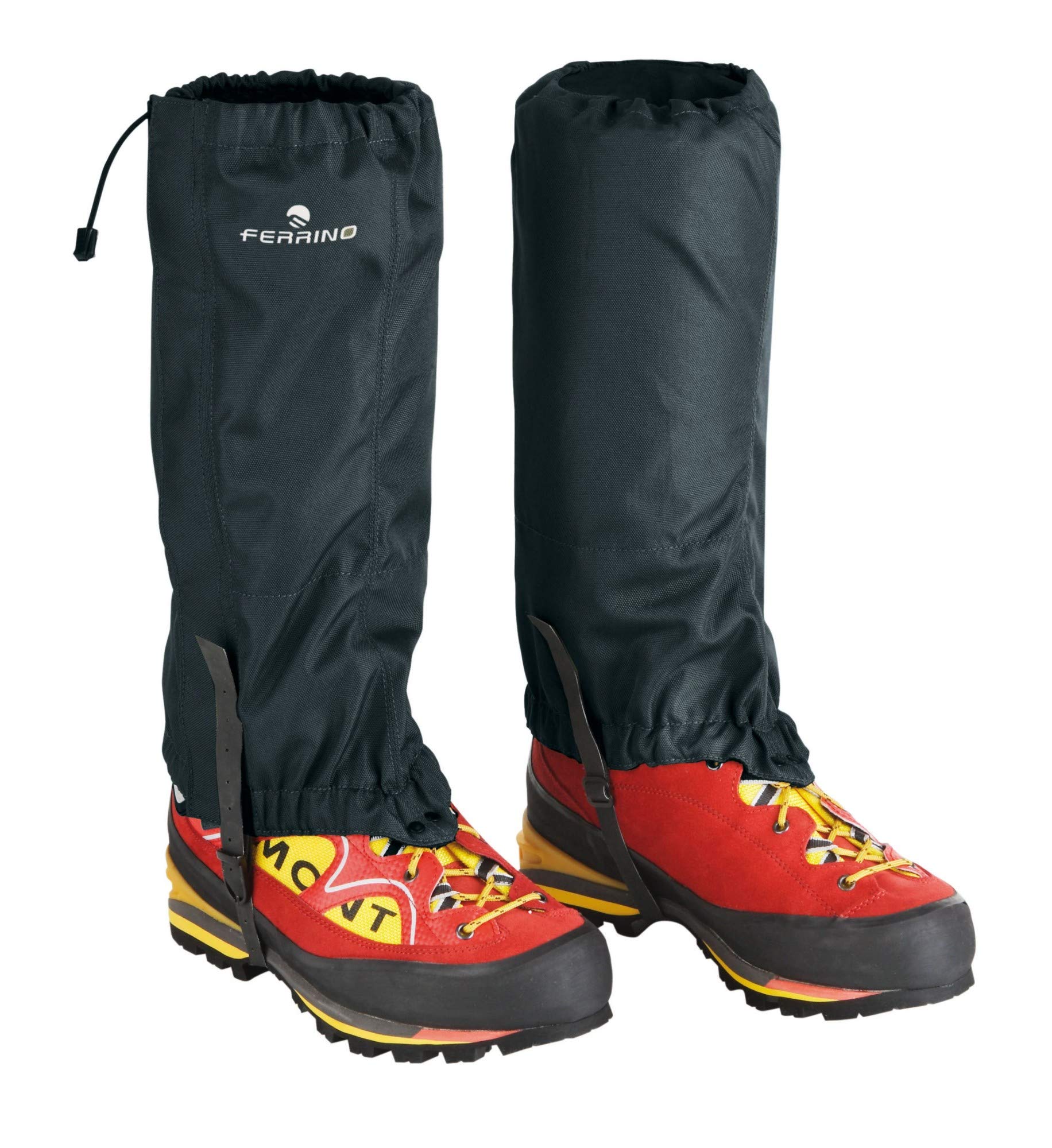 Ferrino 77313HCC.1SIZ Cervino Gaiters (Set) Black, Adults Unisex, Black, One Size
