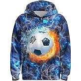 Betecoro 3D Novelty Hoodie Pullover for Boys Girls, Long Sleeve Hoodies Sweatshirt, Hoody Hooded for Kids Youth