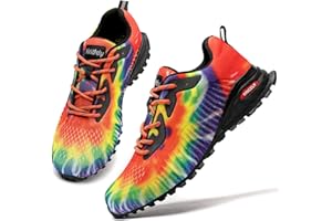 Kricely Men's Trail Running Shoes Fashion Walking Hiking Sneakers for Men Tennis Cross Training Shoe Outdoor Snearker Mens Casual Workout Footwear