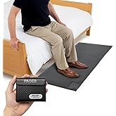 Smart Caregiver Floor Mat Alarm and Pager System - Includes Wireless Pager that Alerts When Someone Steps on the Durable 24in x 48in Floor Mat Sensor
