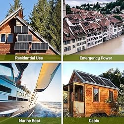 HQST 380W 12V/24V High-Efficiency RV Solar Panel