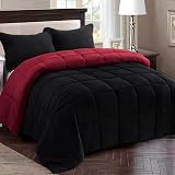 HIG 3 Pieces Black Reversible Duvet King 240 x 220cm OEKO-TEX 10.5 Tog
