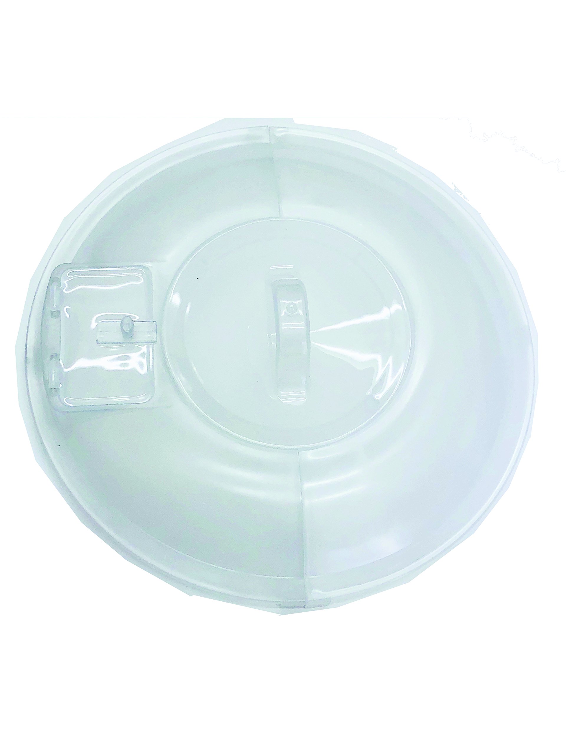 Exclusively for Kitchen Aid 4.5 Mixing Bowl, USA Patented 3 in 1 Splatter cover, Eliminates the mess, Securely seals and has easy access door for adding additional ingredients,