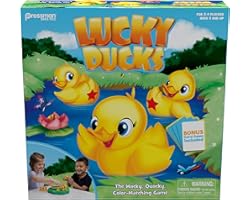 Lucky Ducks - The Memory and Matching Game That Moves - Includes A Fun Pop The Pig Make-A-Match Card Game