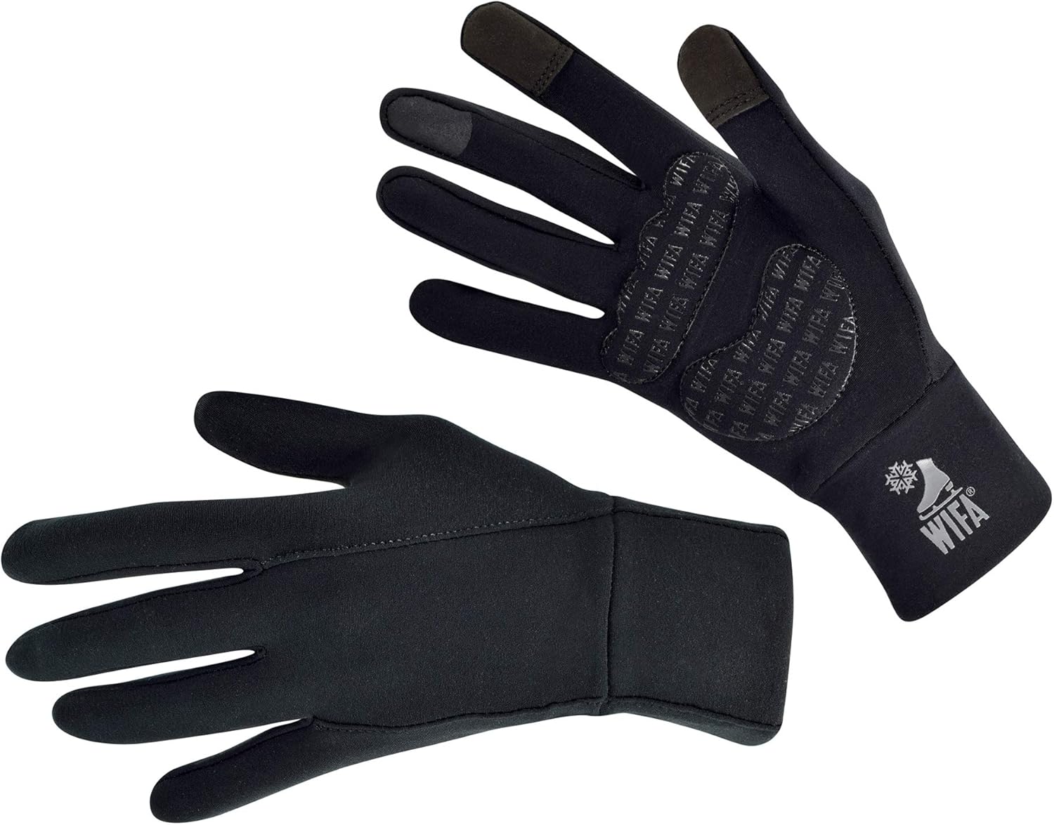 WIFA Handschuhe Mit Silikon-Grip | Touchscreen-fähig & Wärmend | Für Sport & Outdoor