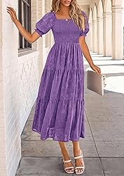 PRETTYGARDEN Women's 2025 Summer Casual Midi