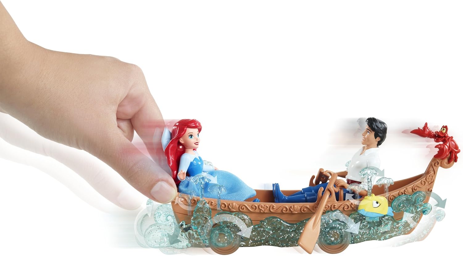 ariel and eric boat ride toy