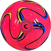 American Challenge Brasilia Soccer Ball – Sizes 5, 4, 3 & 2 – Youth & Adult Training Soccer Ball for Practice, Games & Grass Fields