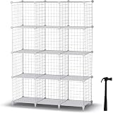 HOMIDEC 12 Cube Wire Storage Shelves Modular Closet Organizer view 8