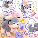 Tagitary Electronic Plush Dog Toy Walking Barking Tail Wagging Leash Toddler view 3