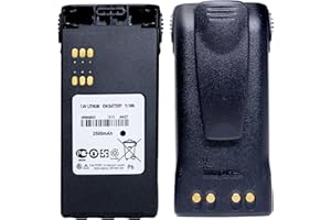 Teseko HNN4003 2500mAh 7.4V Li-ion Replacement Two-Way Radio Battery for Motorola NHNN4003BR HT1250 MTX8250 Talkabout Radios